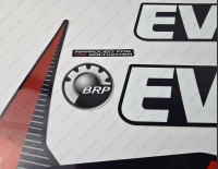 Evinrude 225HP E-tec HO 2011-2014 Blue Cowl Outboard Decal Kit